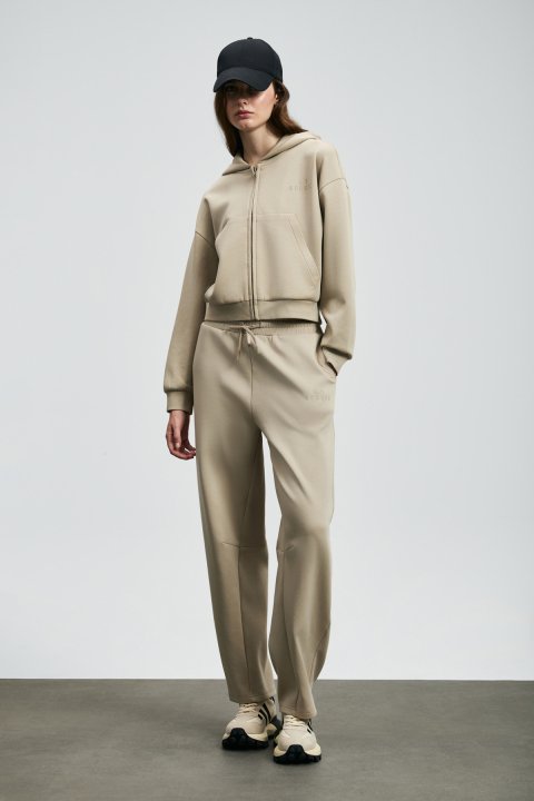 Ada Örme Kadın Eşofman Altı Bej - Lufian