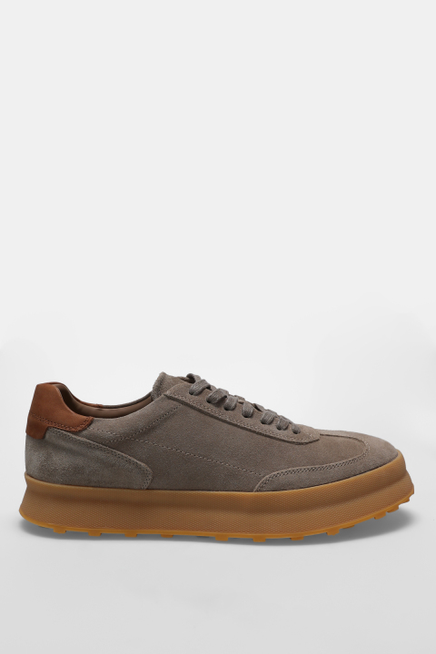 Adam Erkek Deri Sneaker Ayakkabı Bej - Lufian