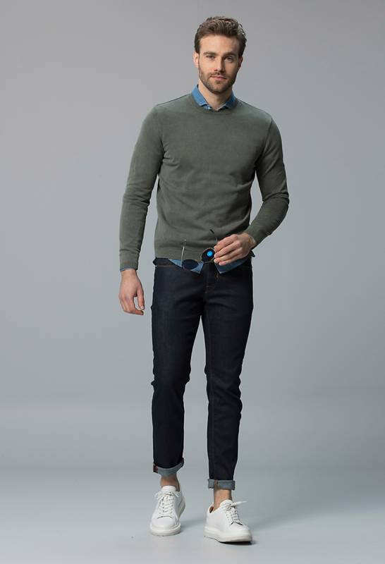 Adan Smart Jean Erkek Pantolon Slim Fit Koyu Lacivert - 2