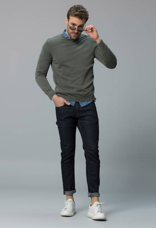 Adan Smart Jean Erkek Pantolon Slim Fit Koyu Lacivert - 3