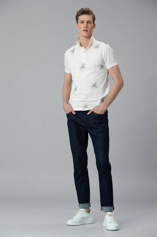 Adeo Smart Jean Erkek Pantolon Slim Fit İndigo - 3