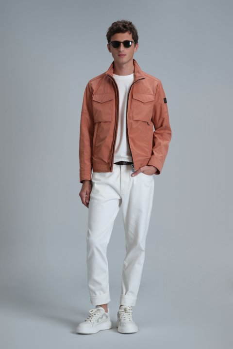 Ader Smart Mens Chino Pants Straıght Fıt Whıte - Lufian