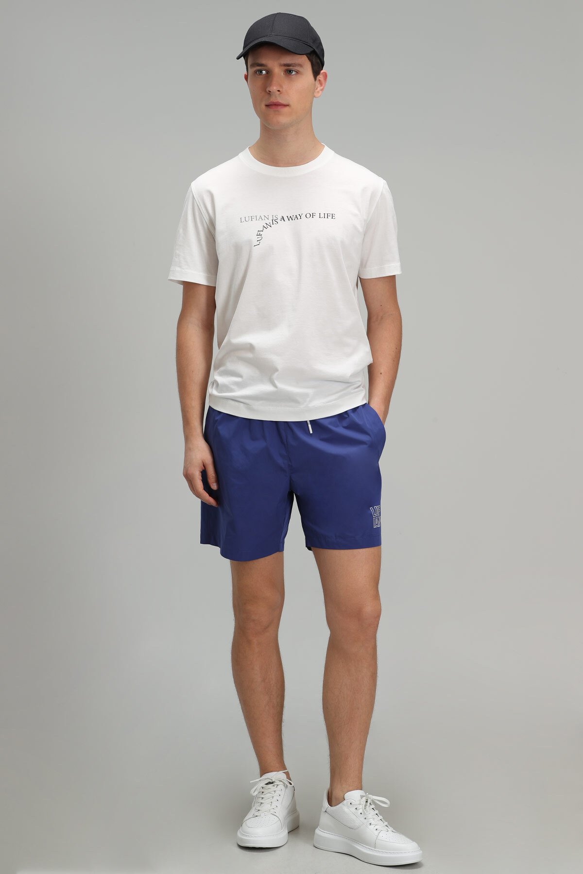 Aldor Men's Swim Shorts Saxes - LUFIAN