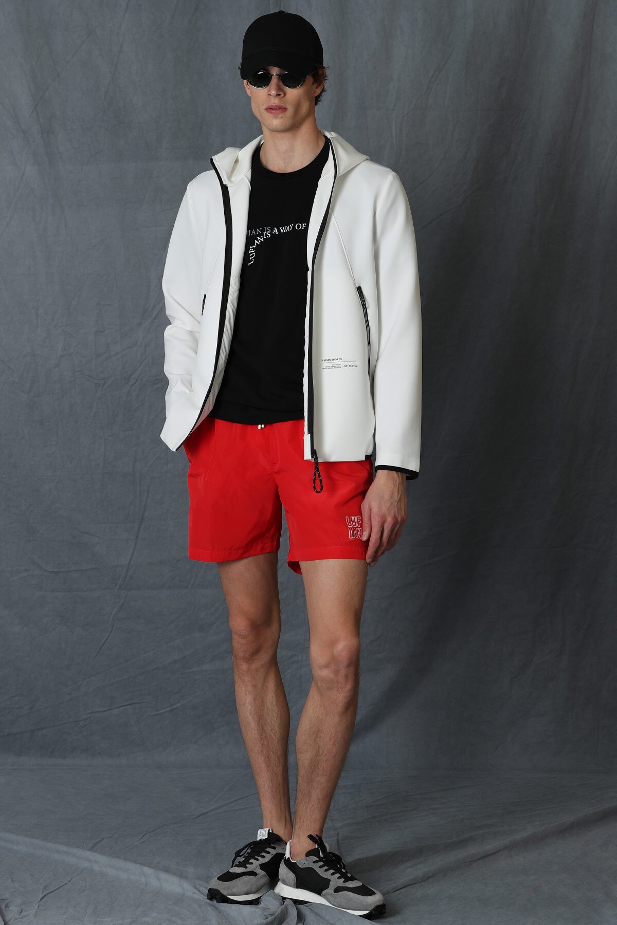 Aldor Mens Sea Short Red - Lufian