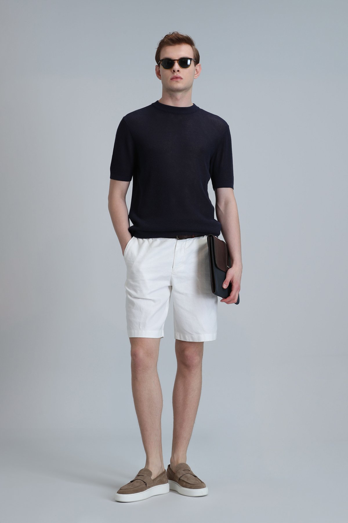 Alen Erkek Kazak Lacivert - Lufian (1)