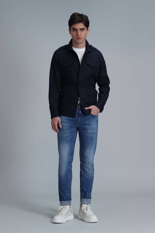 Aler Smart Jean Erkek Pantolon Regular Fit Mavi - 5