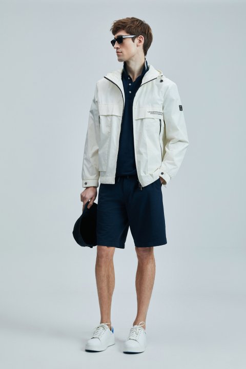 Aler Spor Erkek Chino Şort Slim Fit Lacivert - Lufian (1)