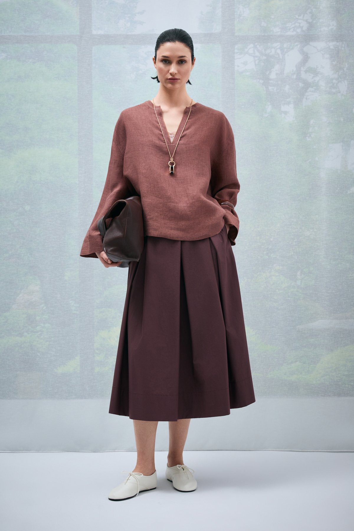 Alessı Kadın Bluz Kiremit - Lufian (1)