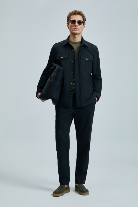 Alex Men's Coats Black - Lufian (1)