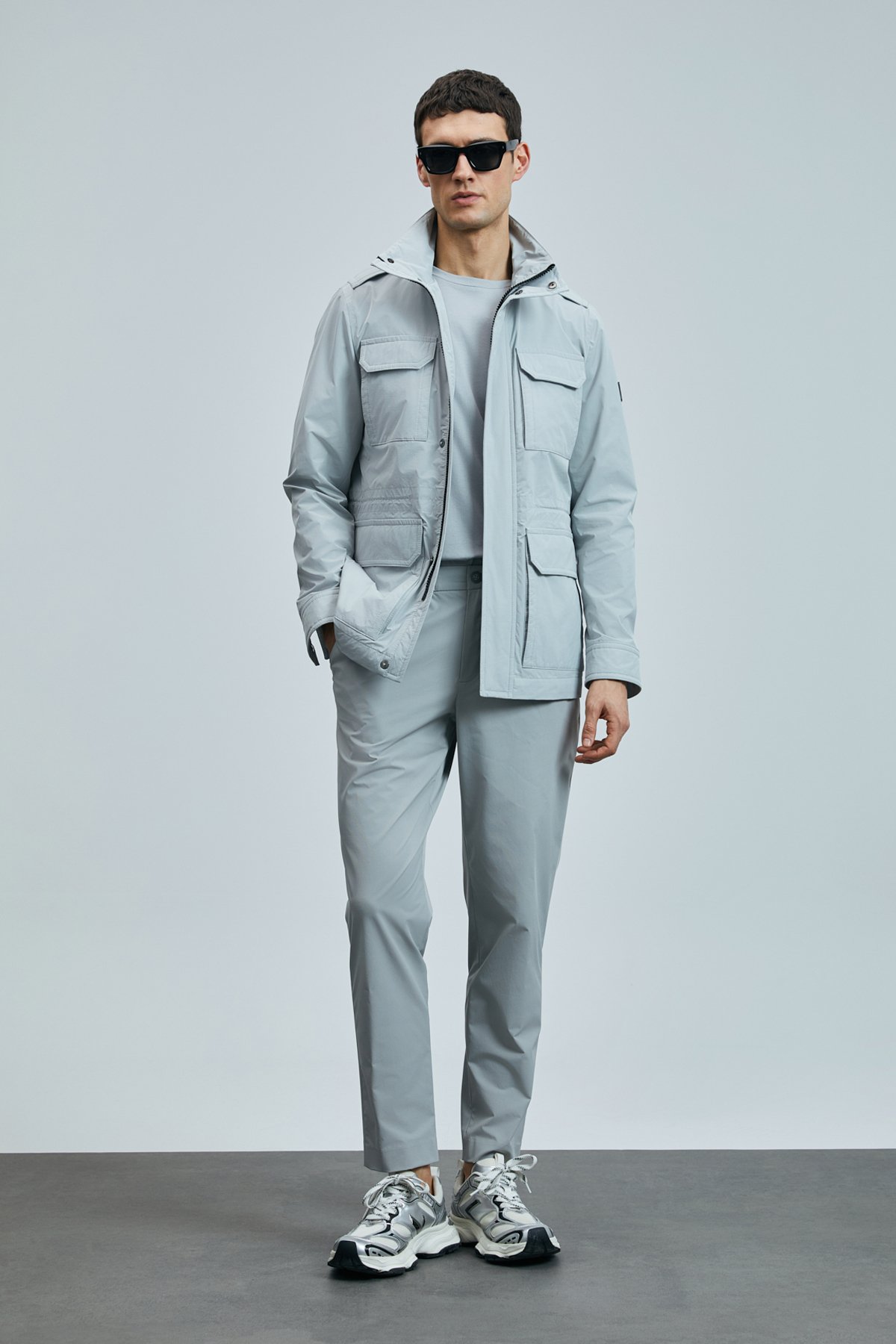 Alex Smart Erkek Chino Pantolon Slim Fit Taş - Lufian (1)