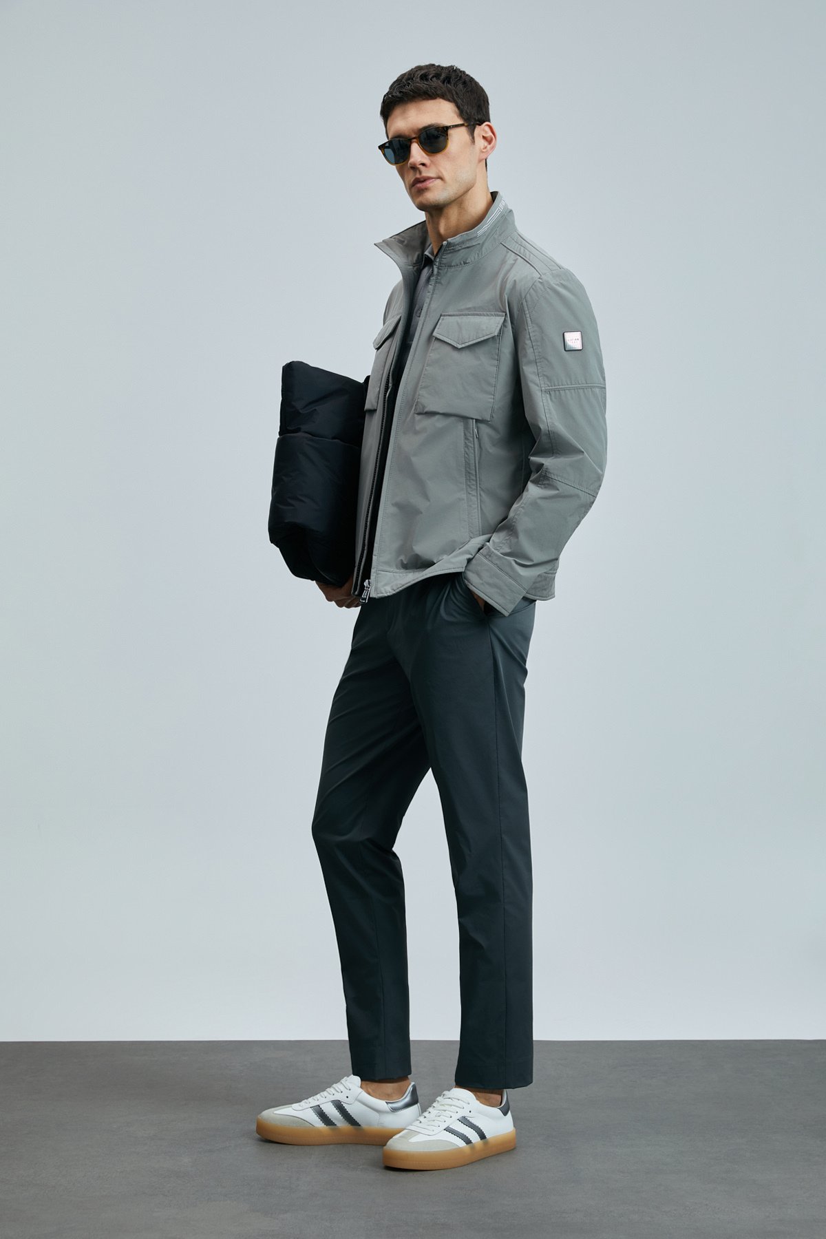 Alex Smart Mens Chino Pants Slım Fıt Green - Lufian
