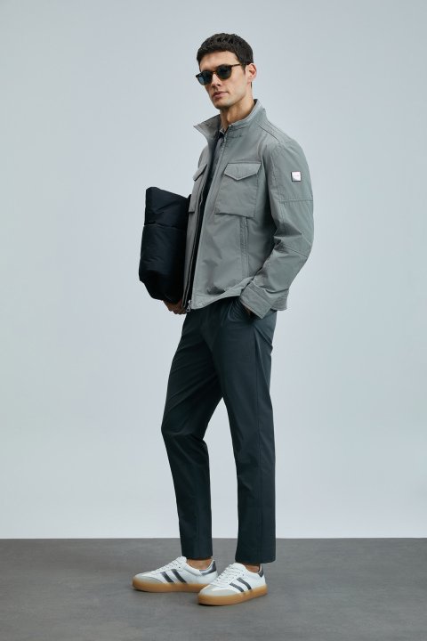 Alex Smart Erkek Chino Pantolon Slim Fit Yeşil - Lufian