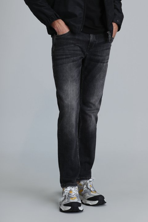 Alex Smart Jean Erkek Pantolon Slim Fit Koyu Gri - Lufian (1)