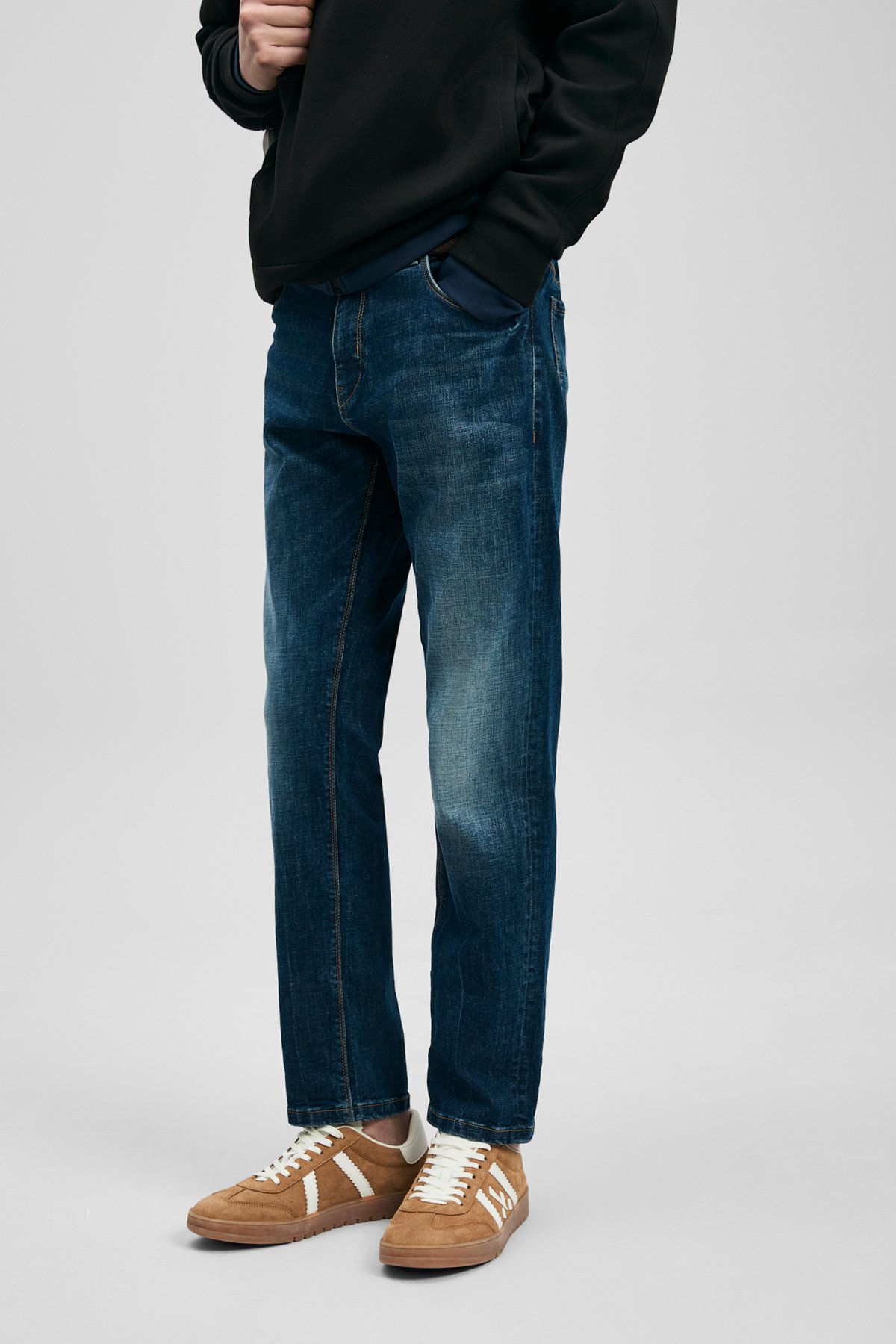 Alex Smart Jeans Men's Pants Slim Fit Indigo - LUFIAN (1)