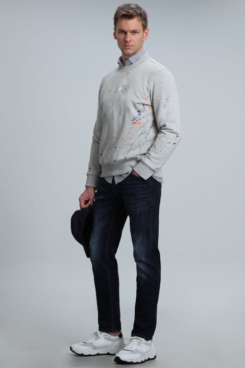 Alexander Erkek Sweatshirt Gri - LUFIAN (1)