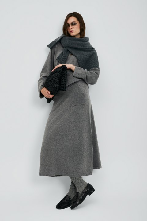 Alına Kadın Etek Vizon - Lufian