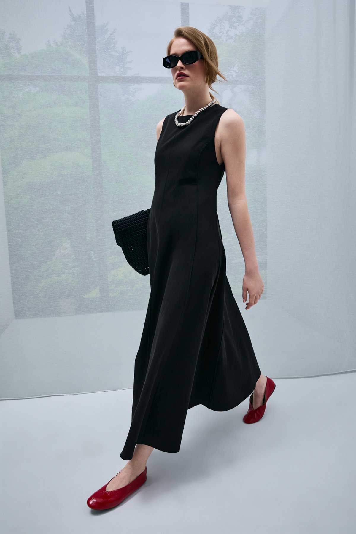 Alına Women's Dress Black - LUFIAN (1)