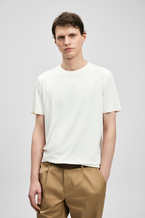 Altero Modern Grafik T- Shirt Beyaz - Lufian