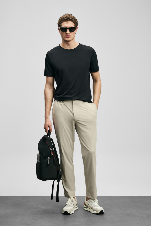 Hi- Tech Performance Seamless T- Shirt Black - Lufian (1)