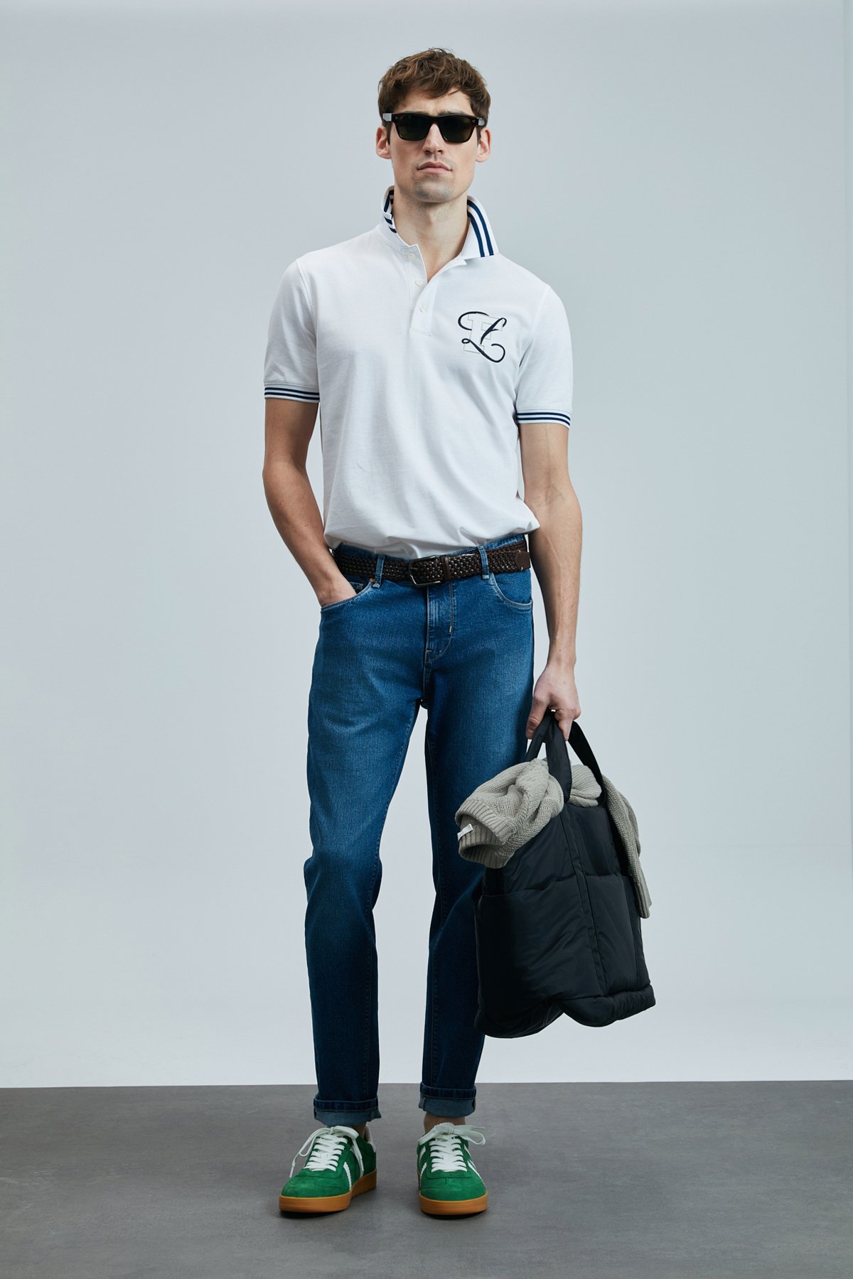 Anatol Smart Jean Erkek Pantolon Slim Fit Mavi - Lufian