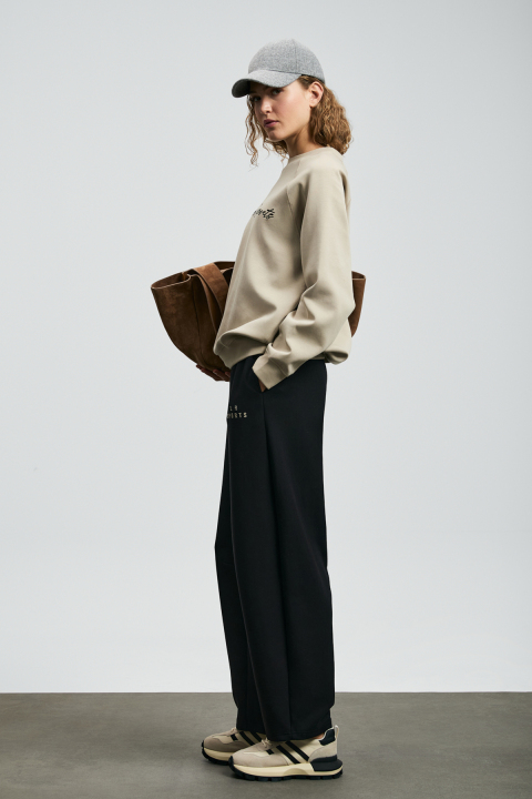 Ander Kadın Örme Sweatshırt Bej - Lufian (1)