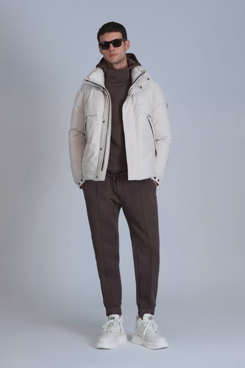 Andor Kaz Tüyü Erkek Mont Taş - Lufian