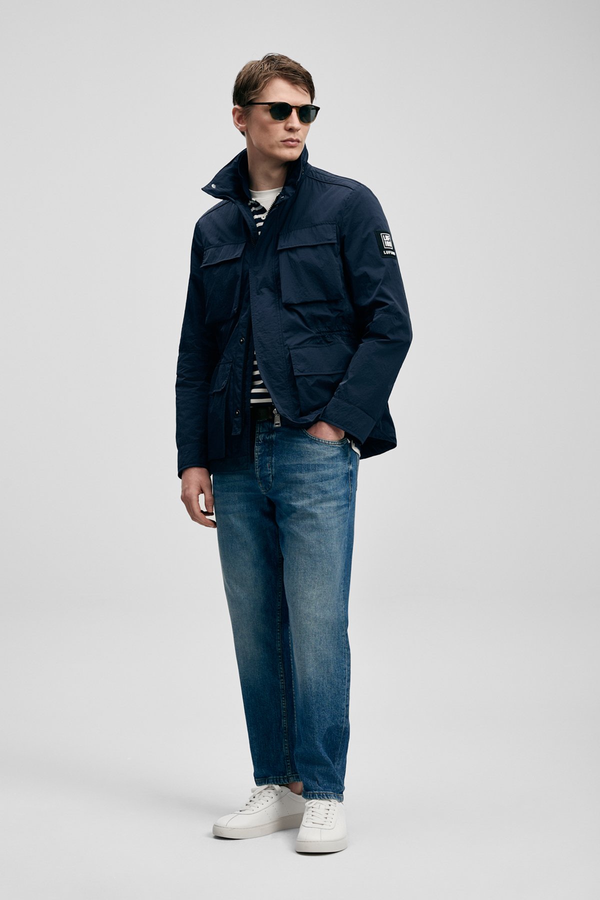 Andre Smart Jean Erkek Pantolon Slim Fit Mavi - Lufian