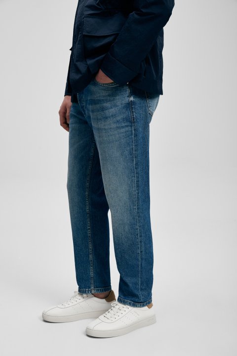 Andre Smart Jean Erkek Pantolon Slim Fit Mavi - LUFIAN