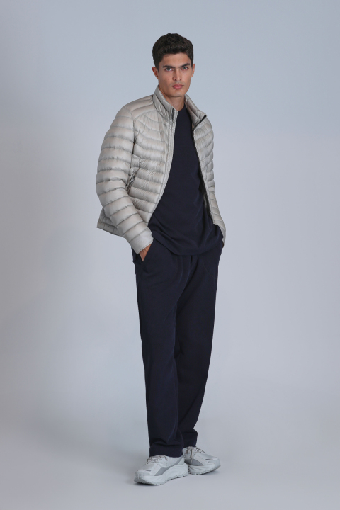 Andy Kaz Tüyü Erkek Mont Bej - Lufian