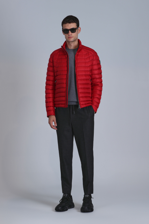 Andy Kaz Tüyü Erkek Mont Kırmızı - Lufian (1)