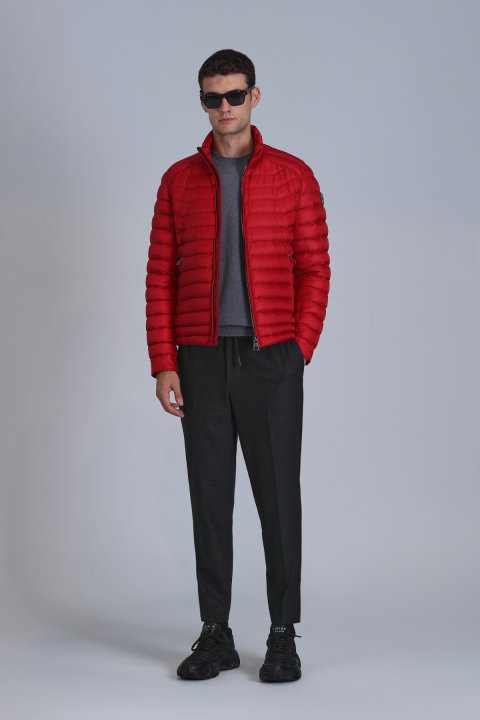 Andy Kaz Tüyü Erkek Mont Kırmızı - Lufian (1)