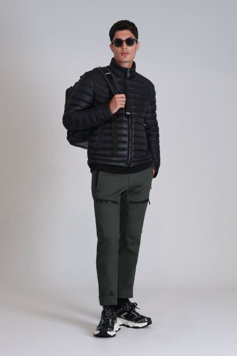 Andy Kaz Tüyü Erkek Mont Siyah - Lufian