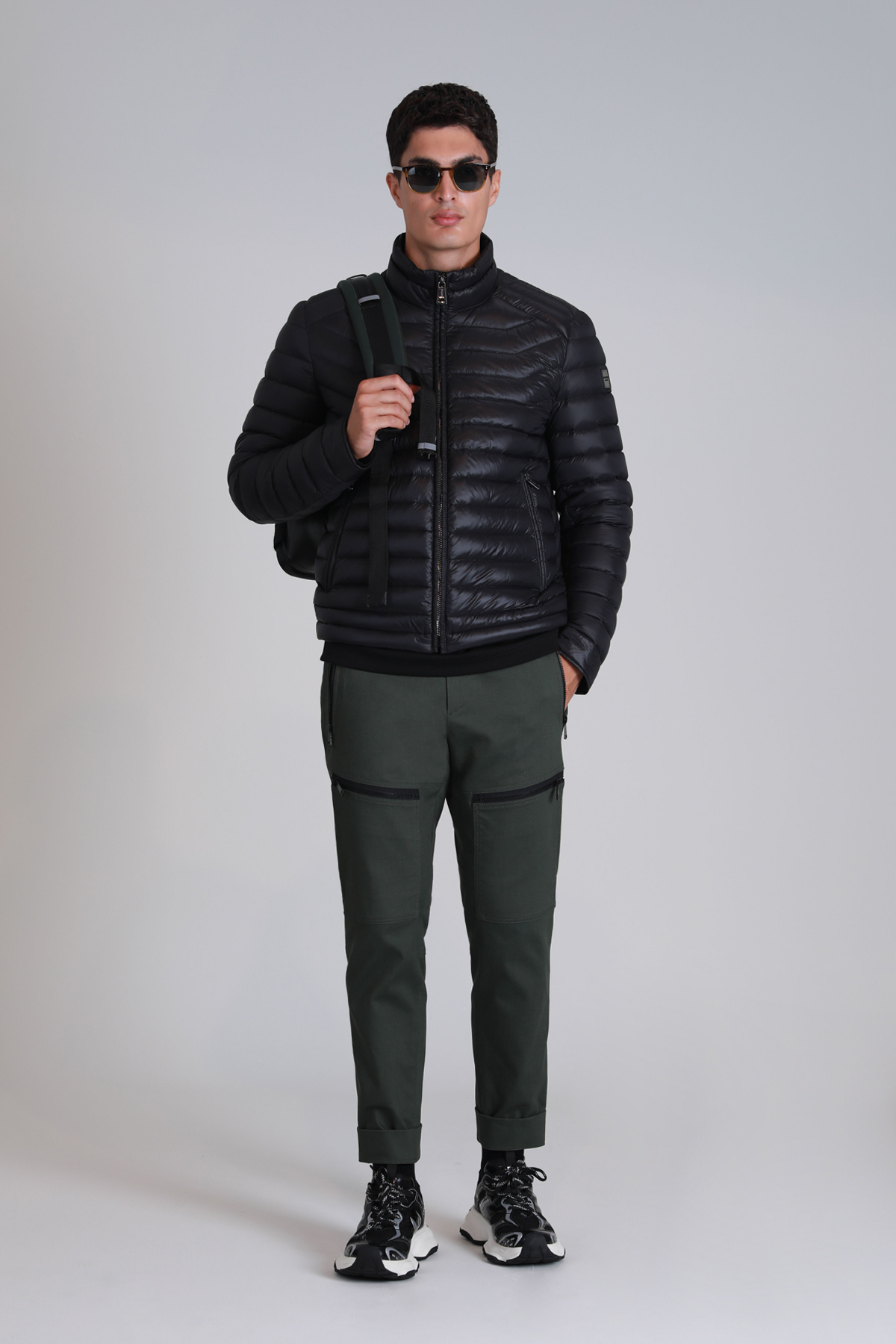 Andy Goose Feather Male Coat Black - Lufian (1)