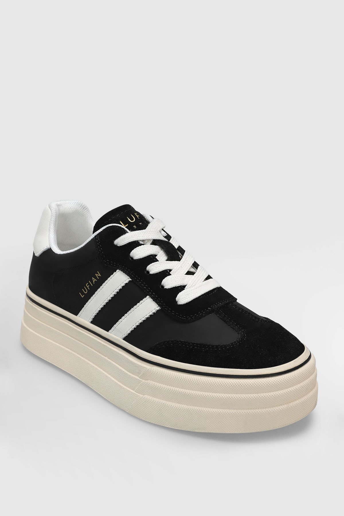 Angela Kadın Sneaker Ayakkabı Siyah - Lufian (1)