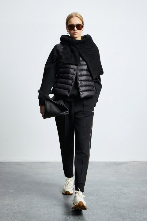 Woman Knitting Sweatsh Black - LUFIAN