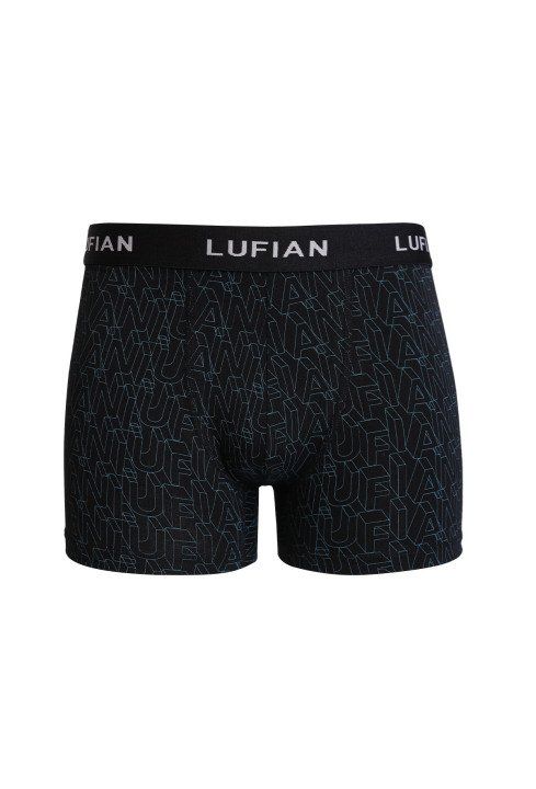 Anka Erkek Pamuklu Boxer Siyah - Lufian