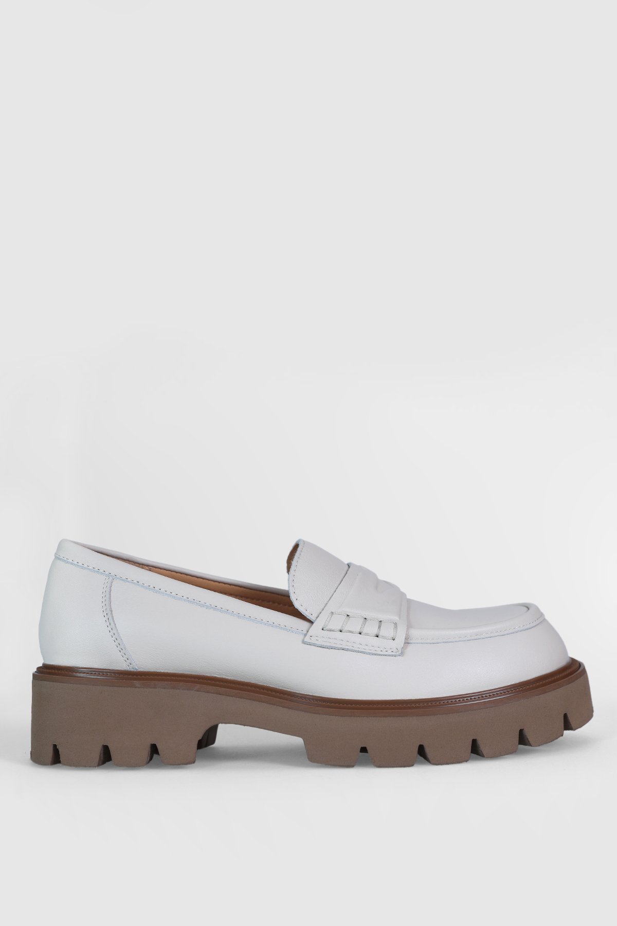 Anna Erkek Deri Ayakkabı Ekru - Lufian