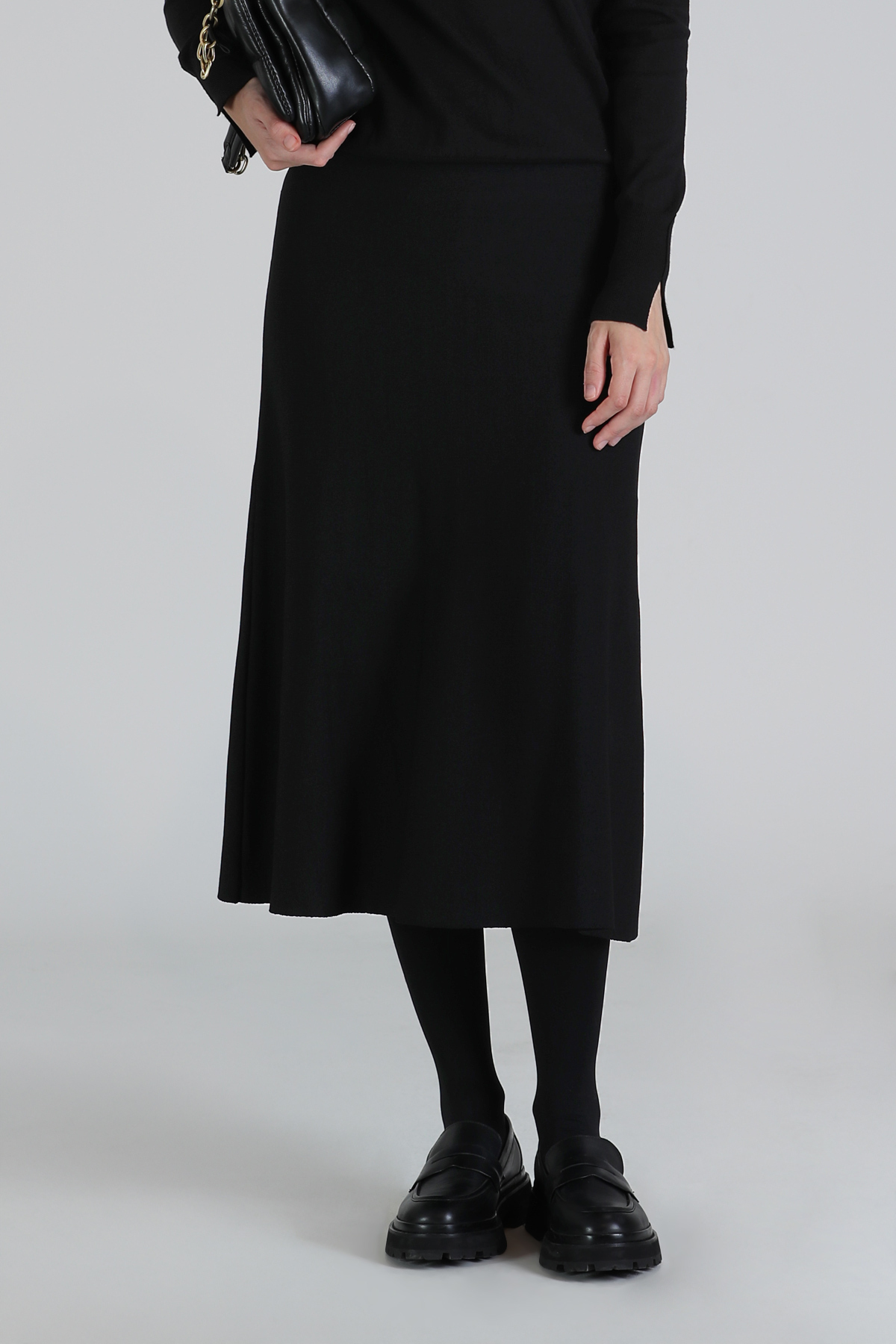 Anna Kadın Etek Siyah - Lufian (1)