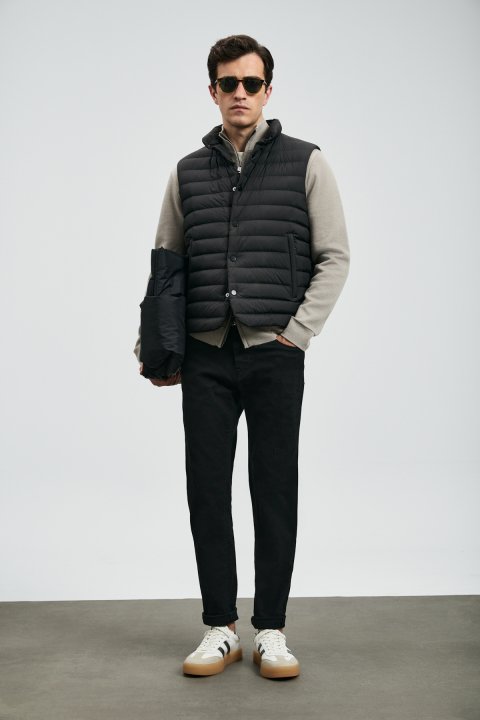 Anton Smart Jean Erkek Pantolon Slim Fit Siyah - LUFIAN