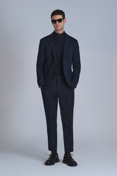 Antoni Spor Erkek Blazer Ceket Slim Fit Lacivert - Lufian (1)