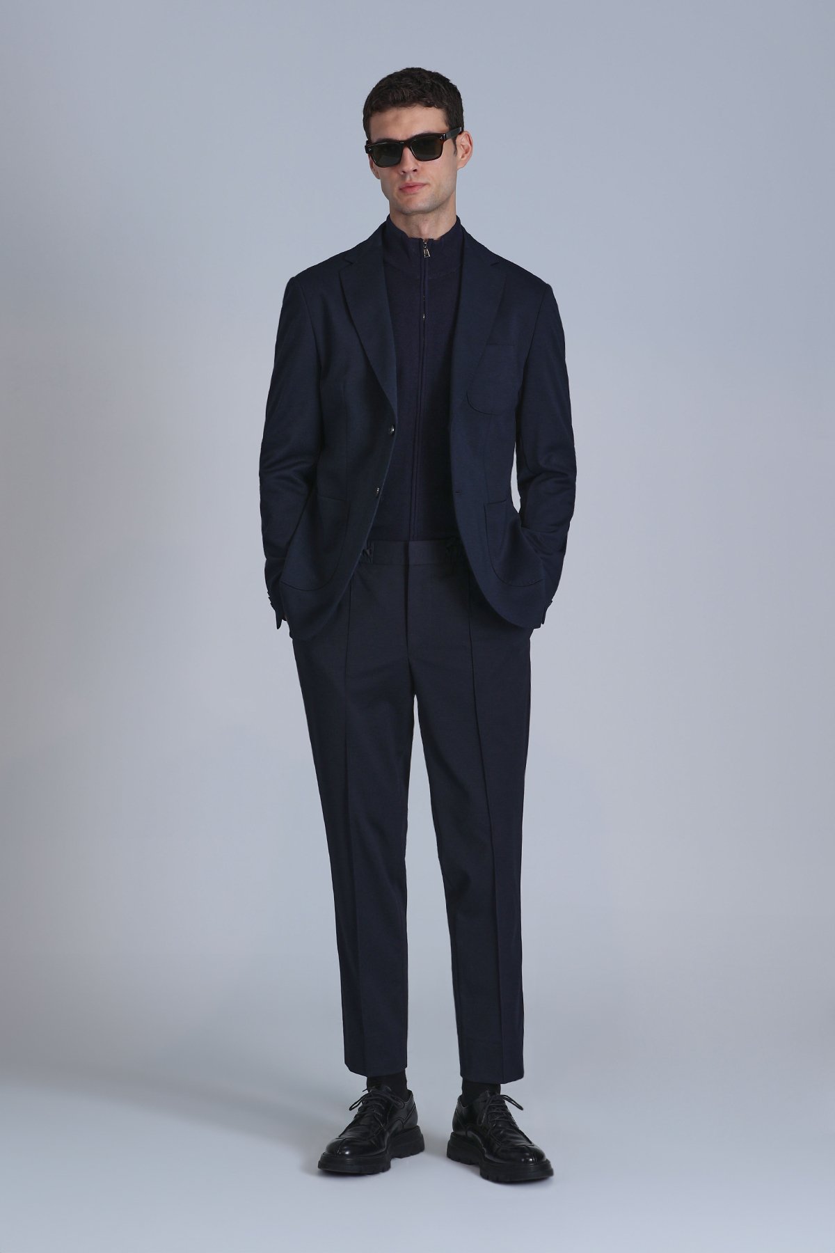 Antoni Spor Erkek Blazer Ceket Slim Fit Lacivert - Lufian (1)