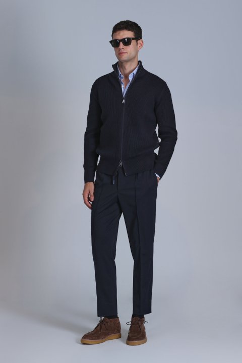 Antoni Spor Erkek Chino Pantolon Slim Fit Lacivert - Lufian