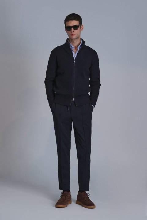 Antoni Spor Erkek Chino Pantolon Slim Fit Lacivert - Lufian (1)