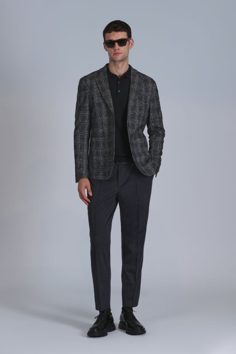 Antoni Spor Erkek Chino Pantolon Slim Fit Antrasit - Lufian
