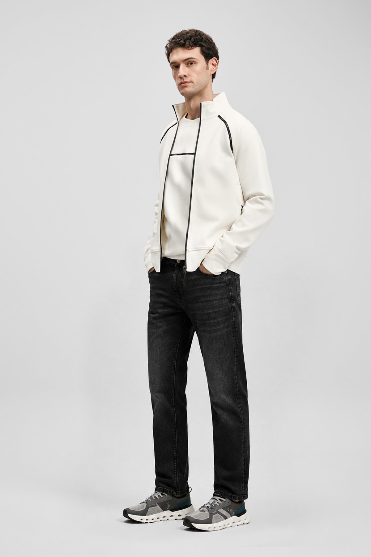 Antonıo Smart Jean Erkek Pantolon Slim Fit Gri - LUFIAN