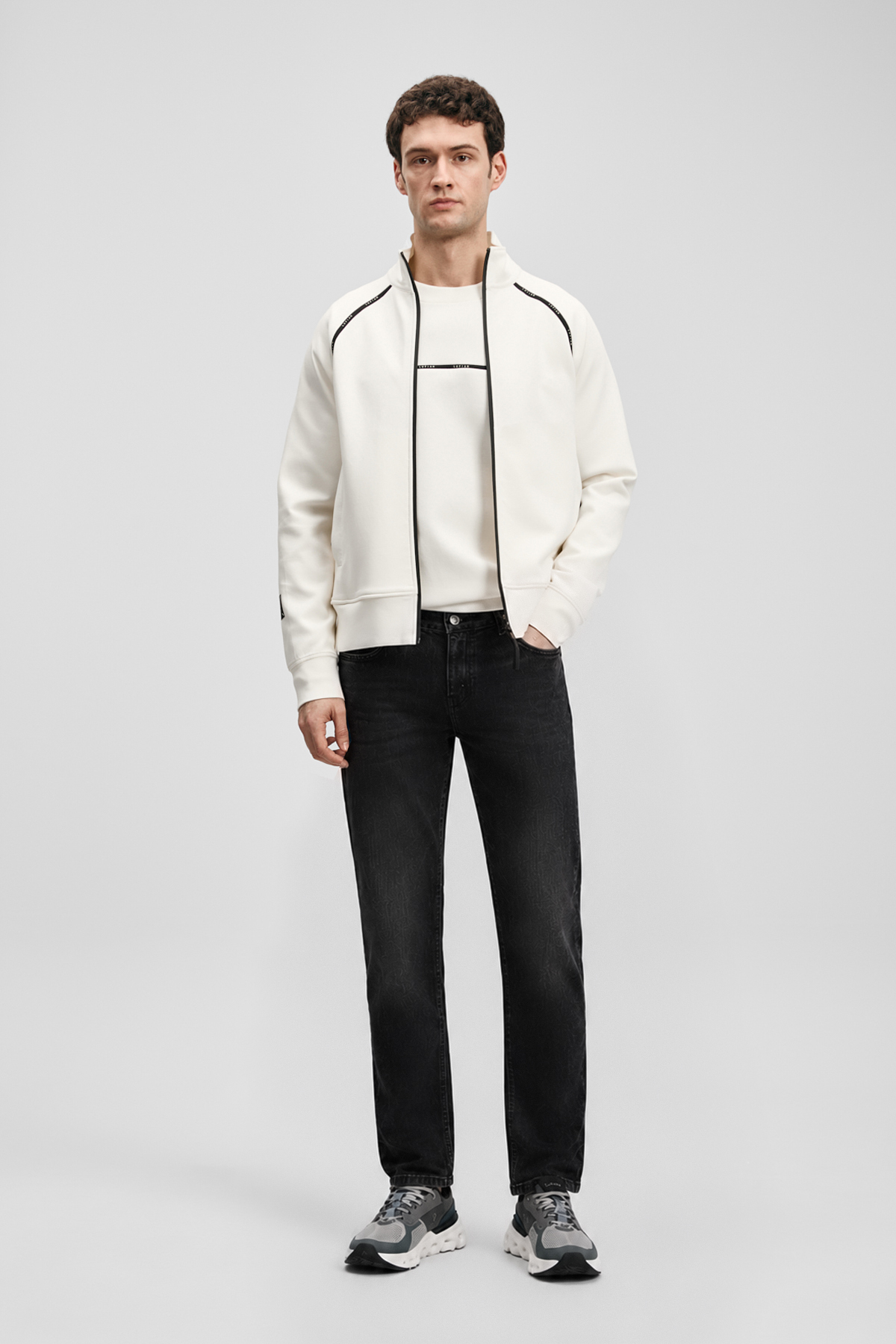 Antonıo Smart Jean Erkek Pantolon Slim Fit Gri - LUFIAN