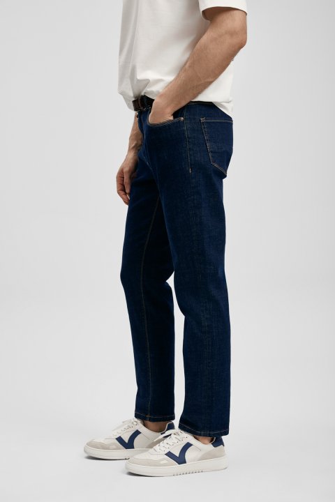 Aqua Smart Jean Erkek Pantolon Regular Fit Mavi - LUFIAN
