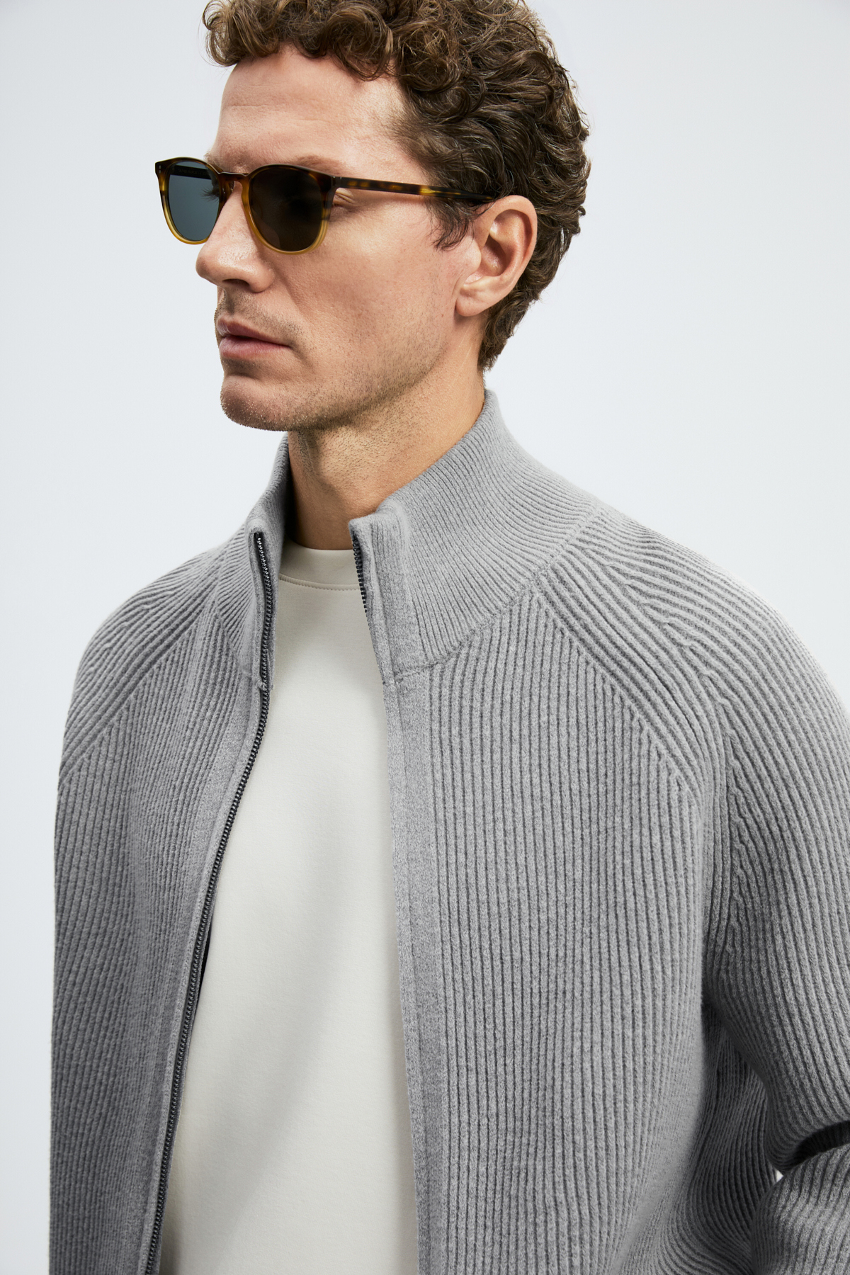 Male Cardigan Mınk - LUFIAN