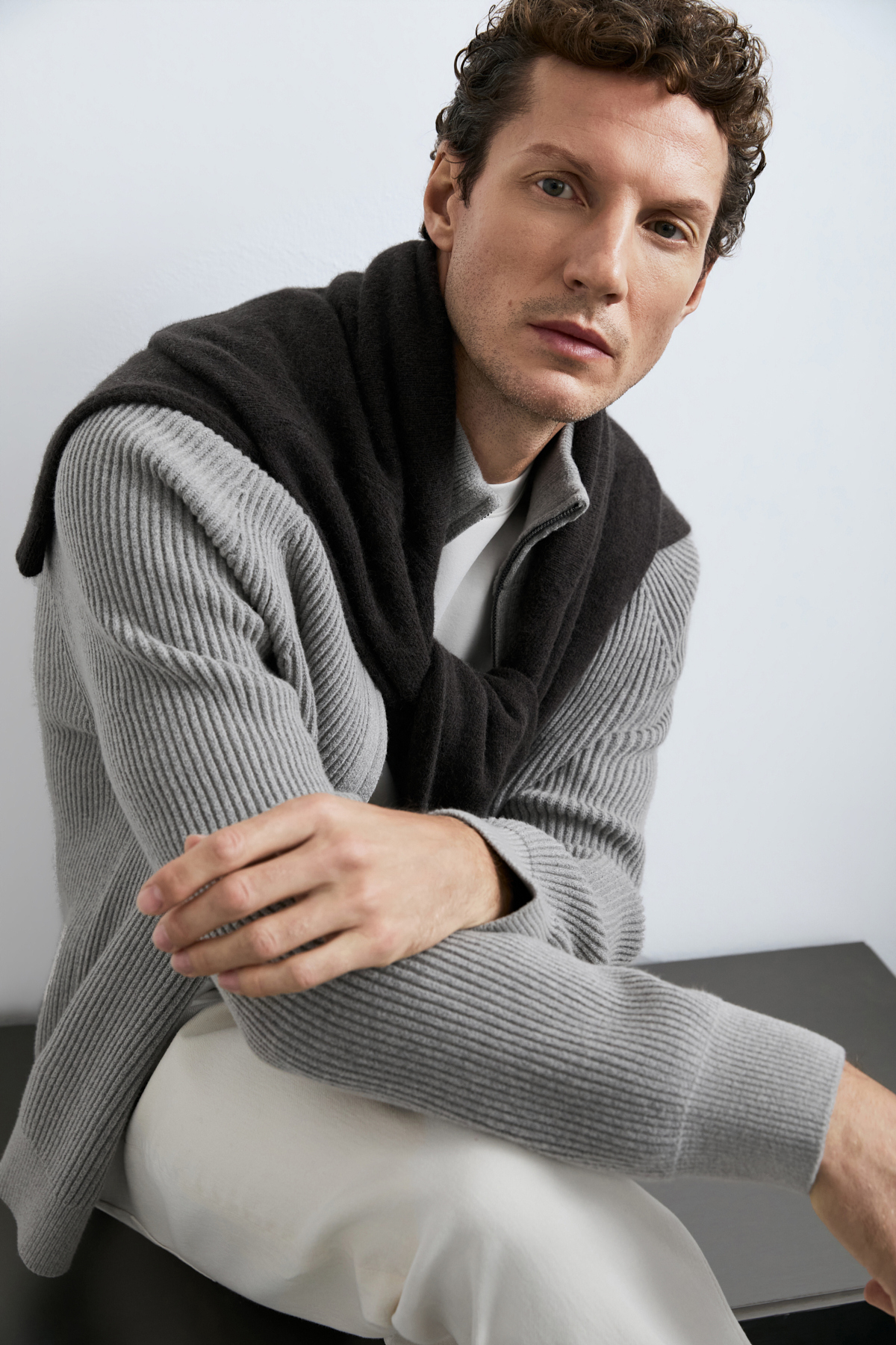 Male Cardigan Mınk - LUFIAN