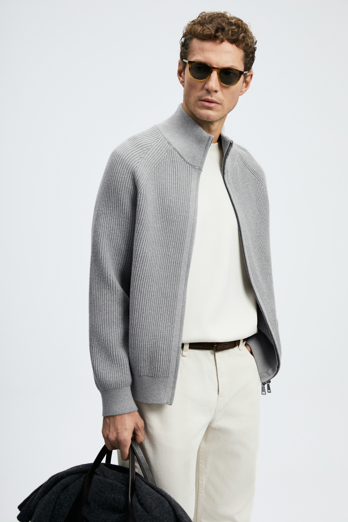 Male Cardigan Mınk - LUFIAN
